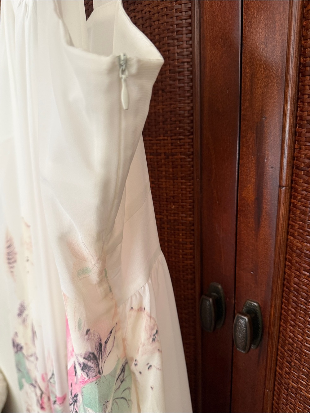 NWT Floryday Floral Print Sleeveless Maxi Dress - Fully Lined. Side Zipper. - Picture 7 of 9